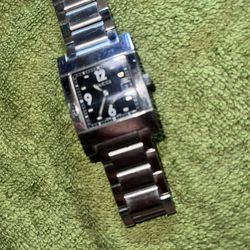 Gucci 7700M Stainless Steel & Nixon Leather