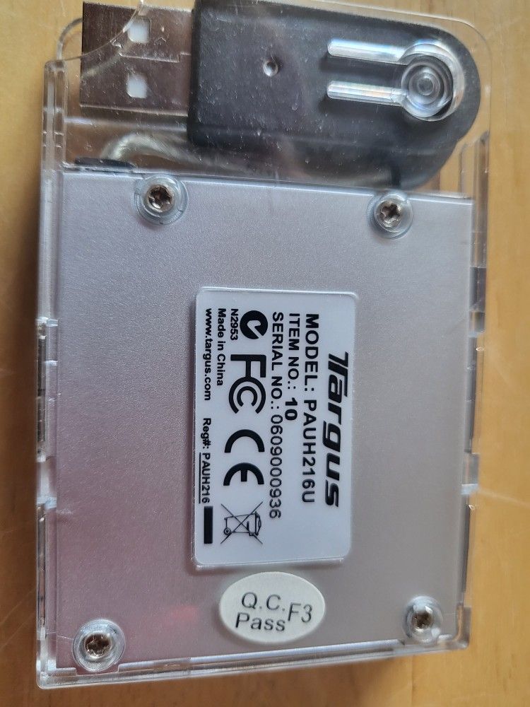 Targus  Model# Pauh216u  $10.00 Comes with power cord