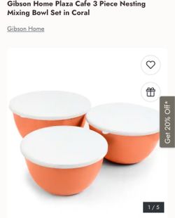 Coral Serving Bowl Set 3 pc