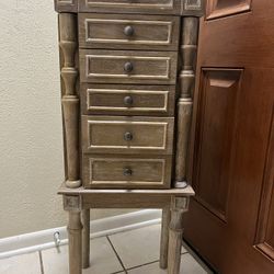 Acme Taline Wooden 5 -Drawer Jewelry Armoire 40” tall 