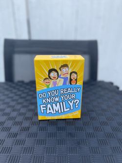 Do You Really Know You’re Family Game