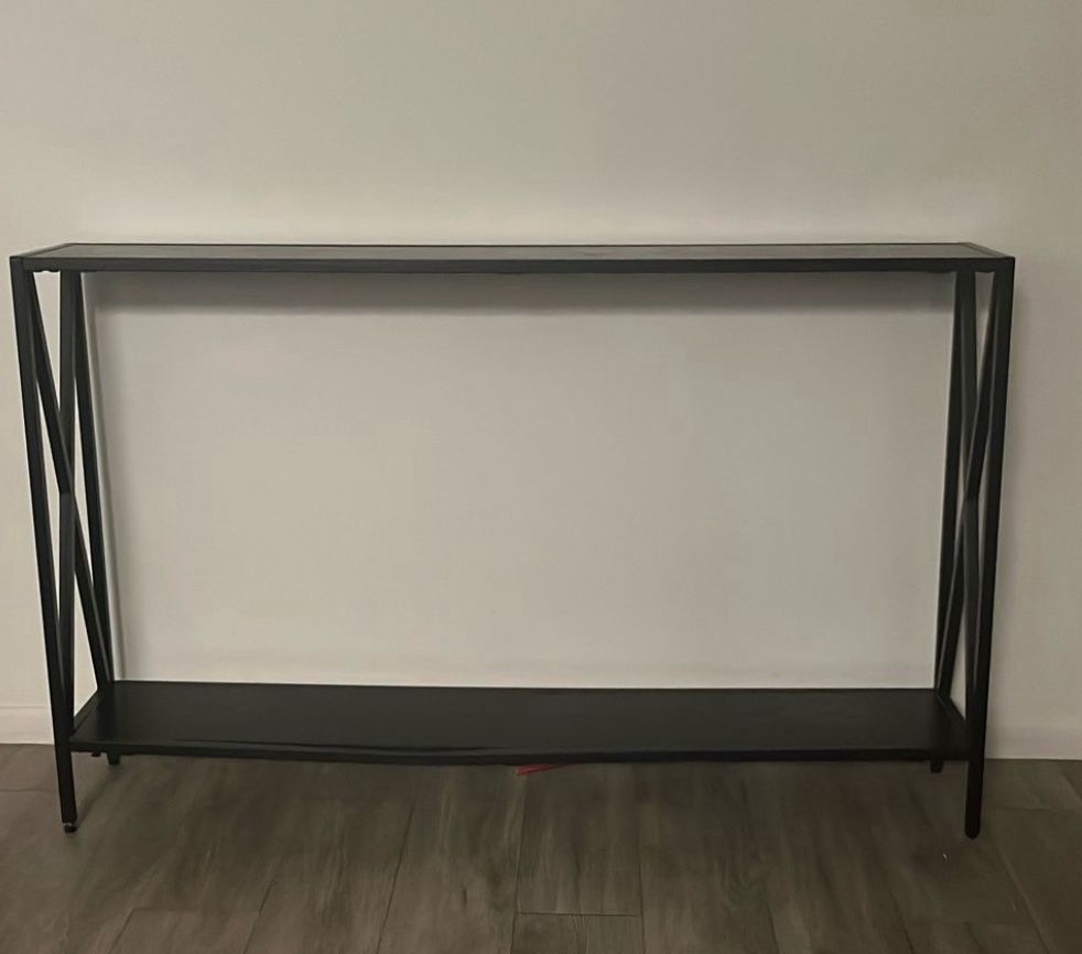 Black Rectangle Table