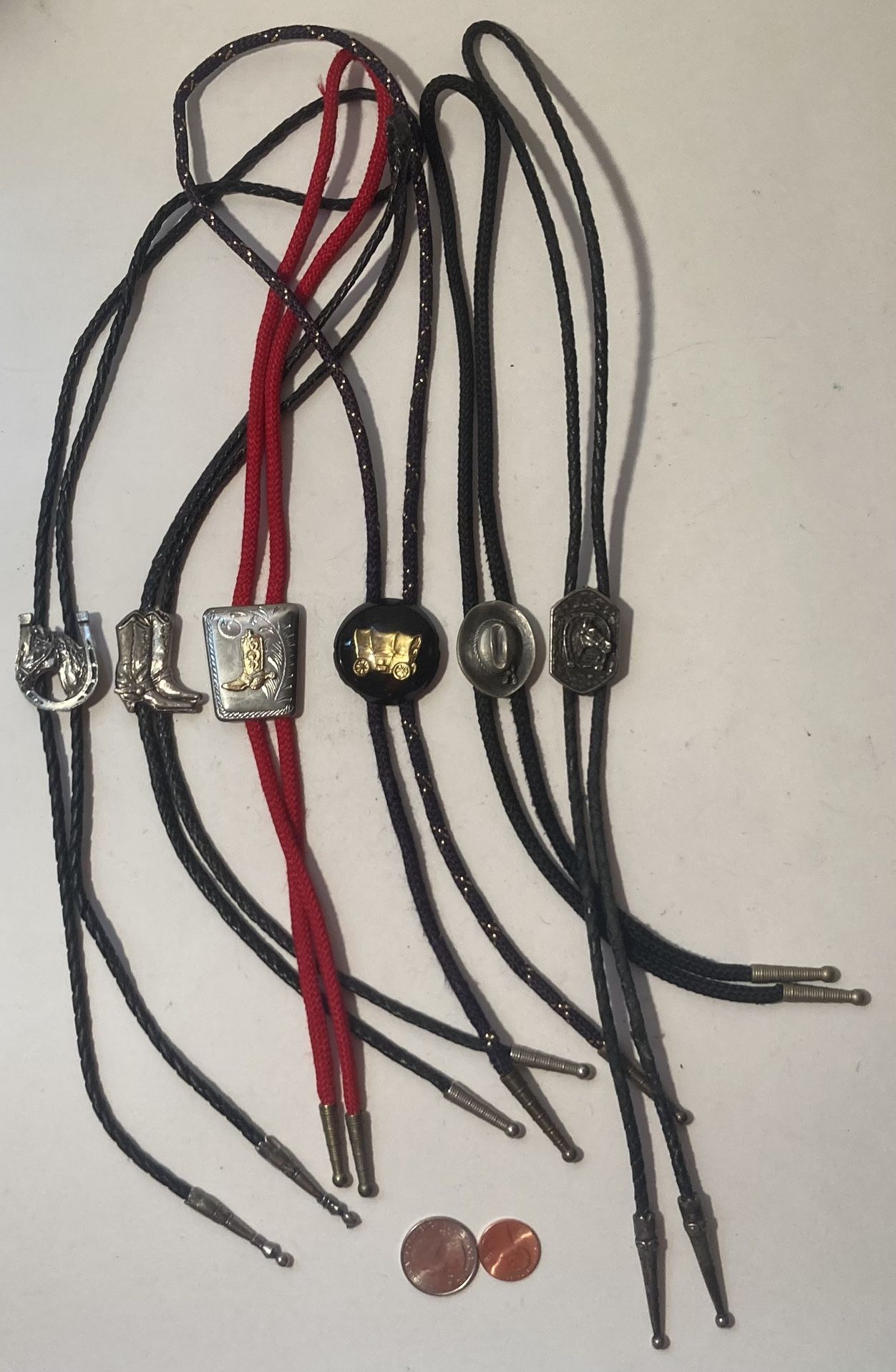 Package Wholesale Deal Of 6 Bolo Ties Boots, Hat, Etc.