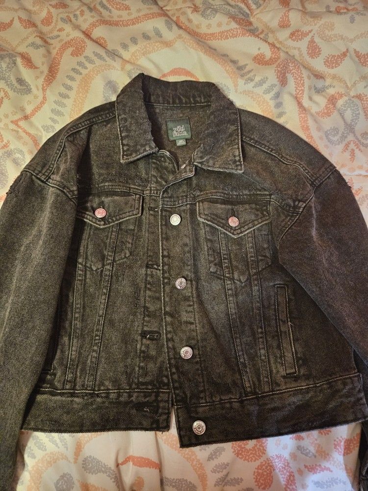 Wild Fable Black Jean Jacket