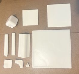 Bright White Ceramic Tile