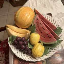 Beautiful Vintage Large Ceramic Centerpiece 