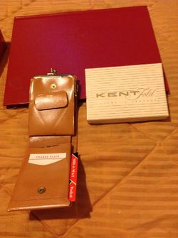 Vintage fold leather wallet