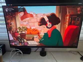 LG 27GL83A-B 27-Inch Ultragear QHD 2560 x 1440 IPS Gaming Monitor, 144Hz, 1ms (GtG), NVIDIA G-SYNC