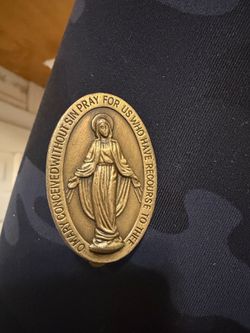 Vintage O Mary Conceived Without Sin Pray For Us  Visor Clip