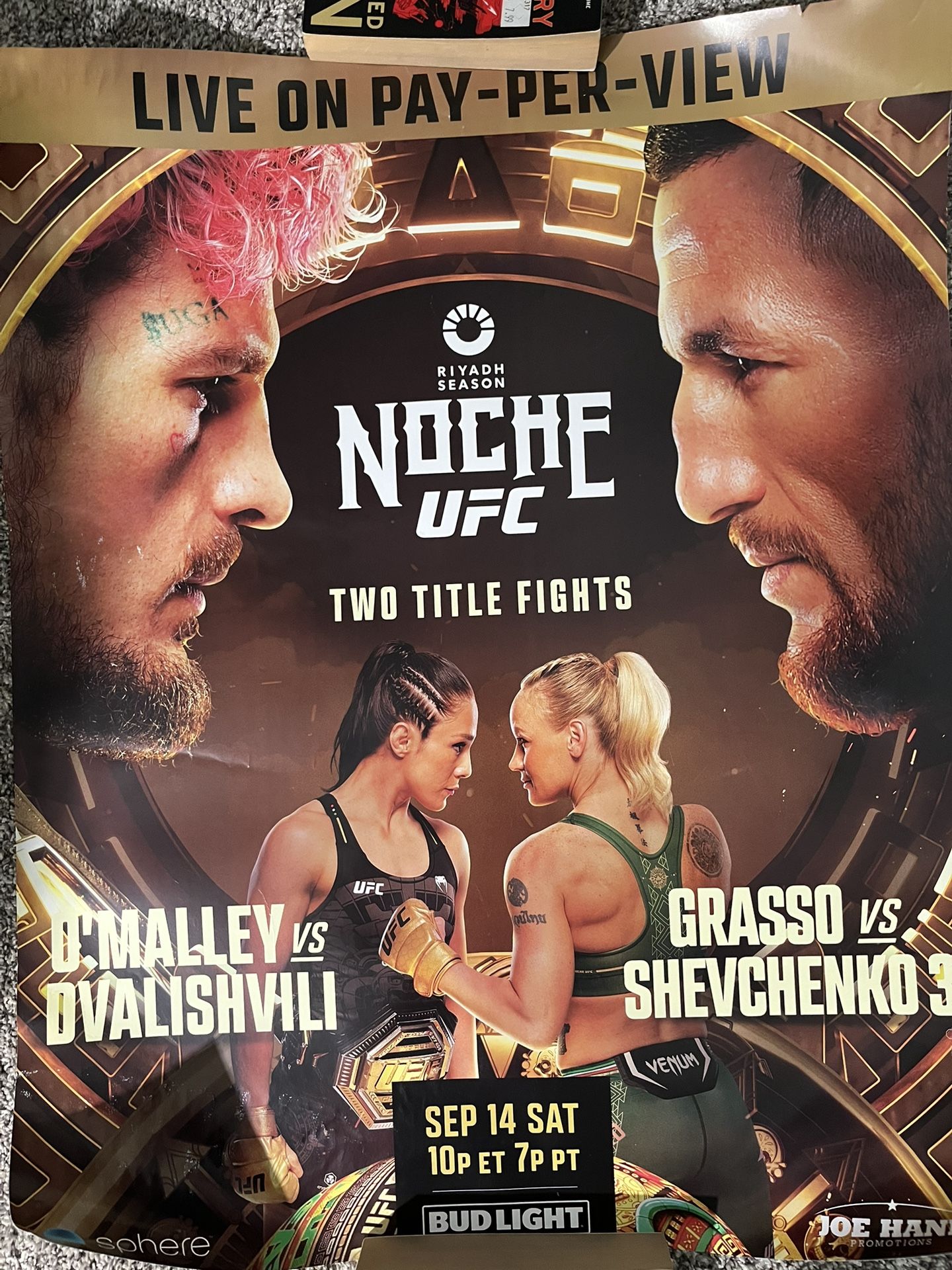 UFC Noche Poster