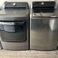 LG WASHER AND GAS DRYER 