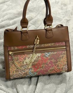 Juicy Couture Lock & Chain Tote Brown