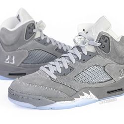 Jordan 5 wolf grey Sz 7 $240