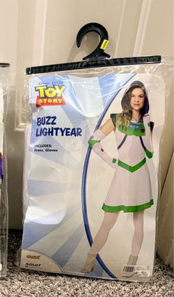 🚀 Women’s Buzz Lightyear Halloween Costume – Adult Medium