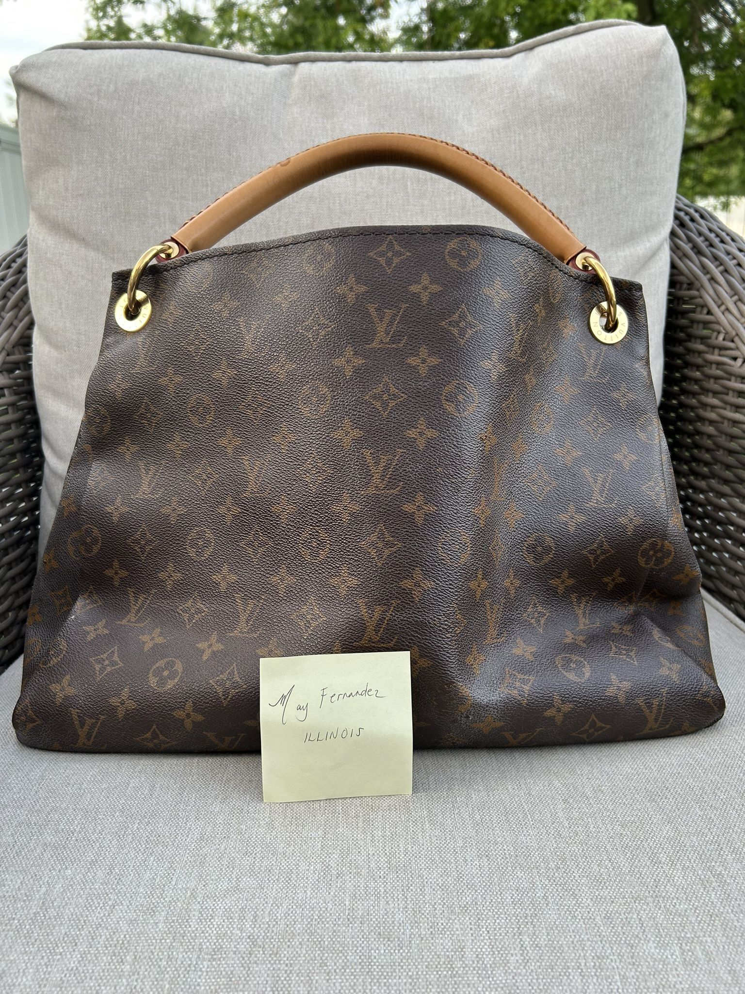 Louis Vuitton Artsy - glazing/peeling issue
