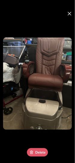 Pedicure Spa Chair with Foot Basin