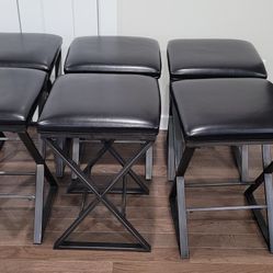 Counter Height Bar Stools Barstools Countertop All 6 For $240.00
