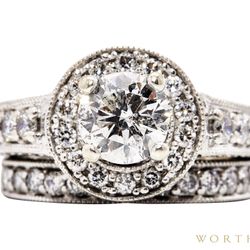 1.01 CT Diamond Wedding Ring