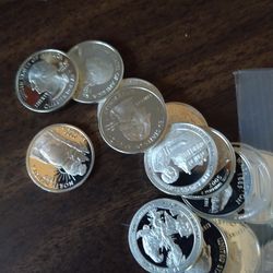 State Quarters ,90% Silver Proof 