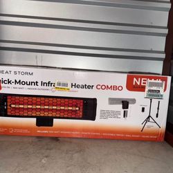 Heat Storm Quick Mount Infrared Heater Combo 