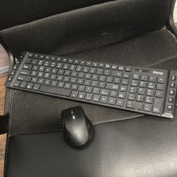 Wireless keyboard and mouse