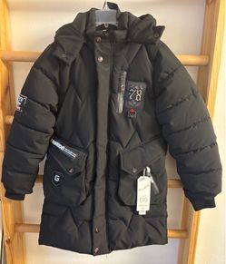 Kids Puffer Coat With Hood