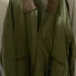 Fendi Zip-Up Collared Jacket -Green    Size 48