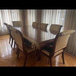 Dinning Table And 8 Chairs.