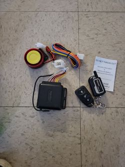 Motorcycle Alarm And Remote Start