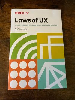 Laws of UX Design paperback book