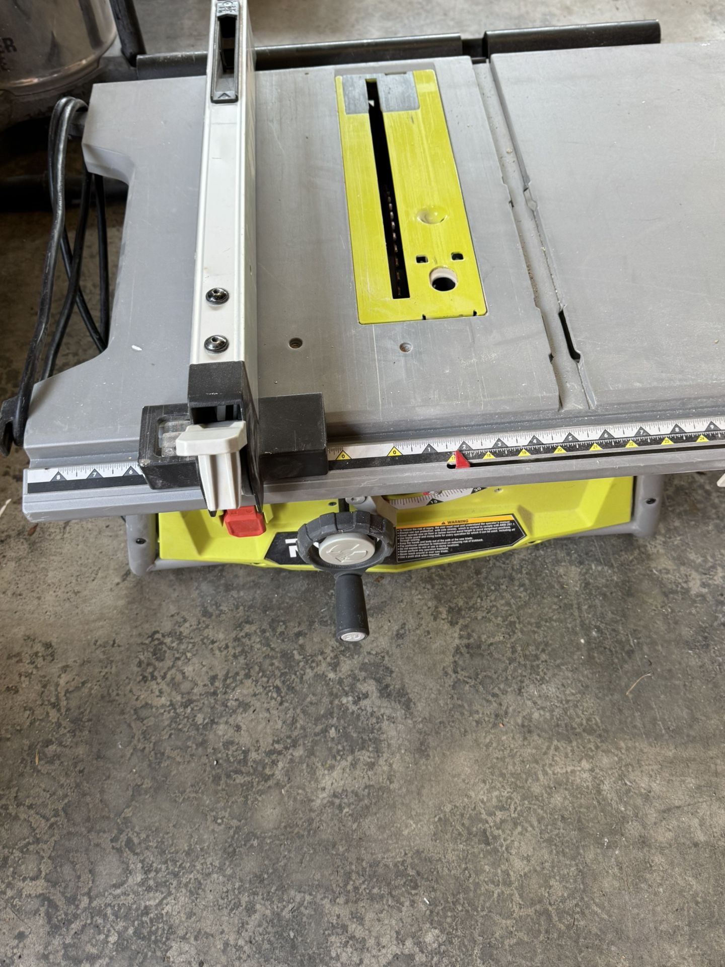 Ryobi Table Saw