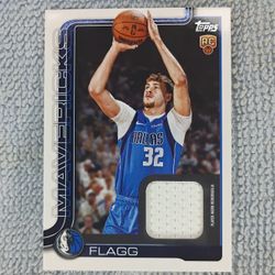 Cooper Flagg 2025-26 Topps Basketball Player-Worn Memorabilia Patch Rookie #FRO-CF