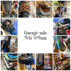 Garage Sale Today 9/6 @9am Rain or Shine