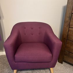Purple Chair Excellente Condition, Like new!!!