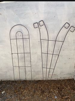 Metal Garden Trellis Set of 2