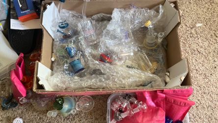 Large amount of glassware for sale in bulk