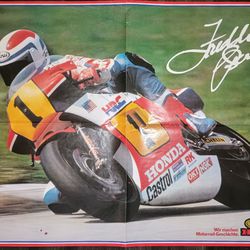 Freddie Spencer Poster From Germany 1985