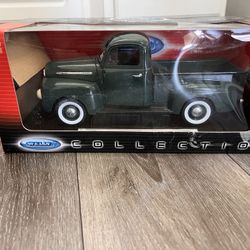 Diecast 1/18 Scale RARE 1951 FORD F1 PICKUP GREEN  WELLY OPENING HOOD DOORS & TAILGATE