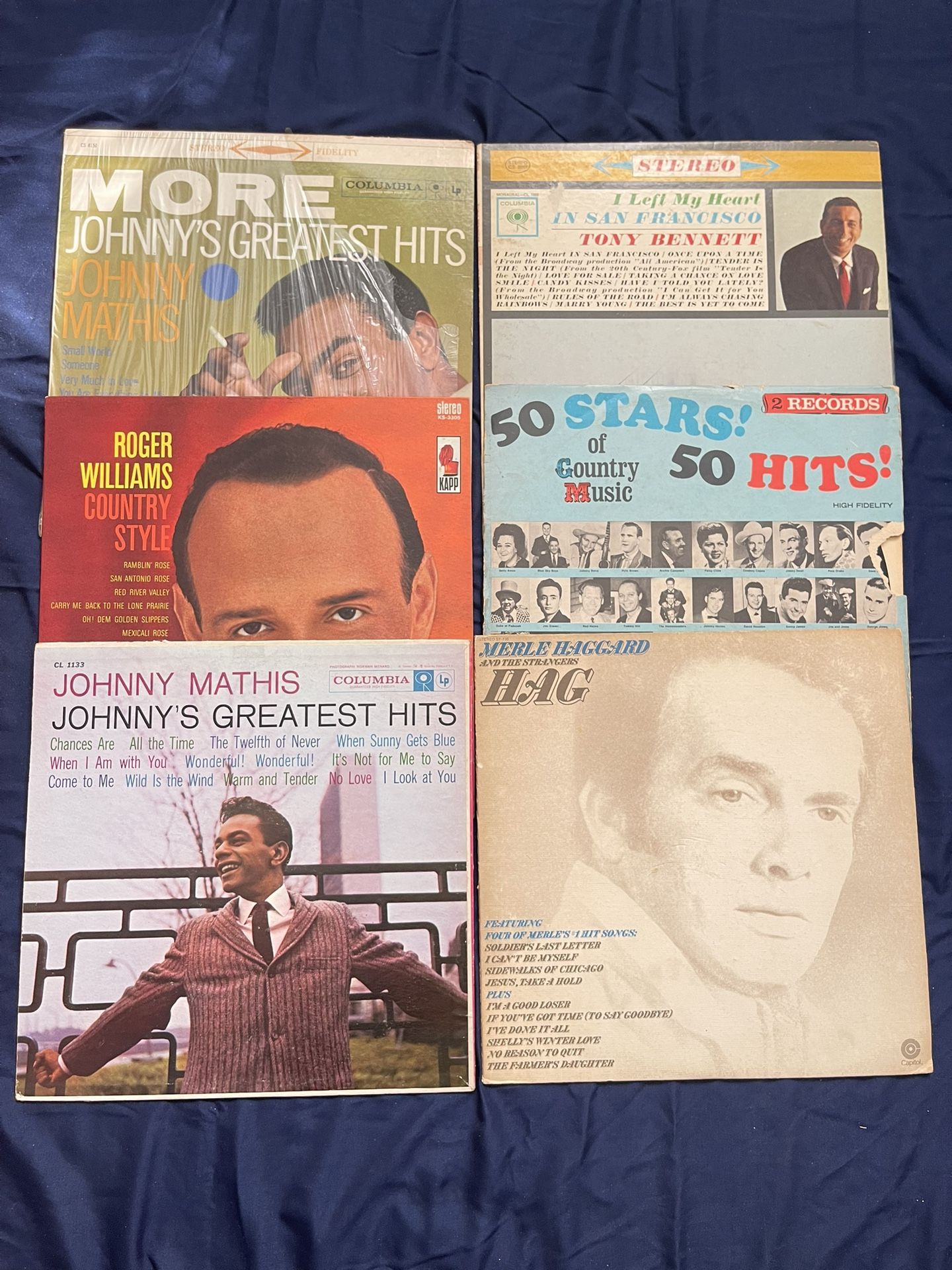 Vintage Music Vinyl Records