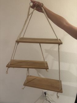 Hanging Rope Shelves