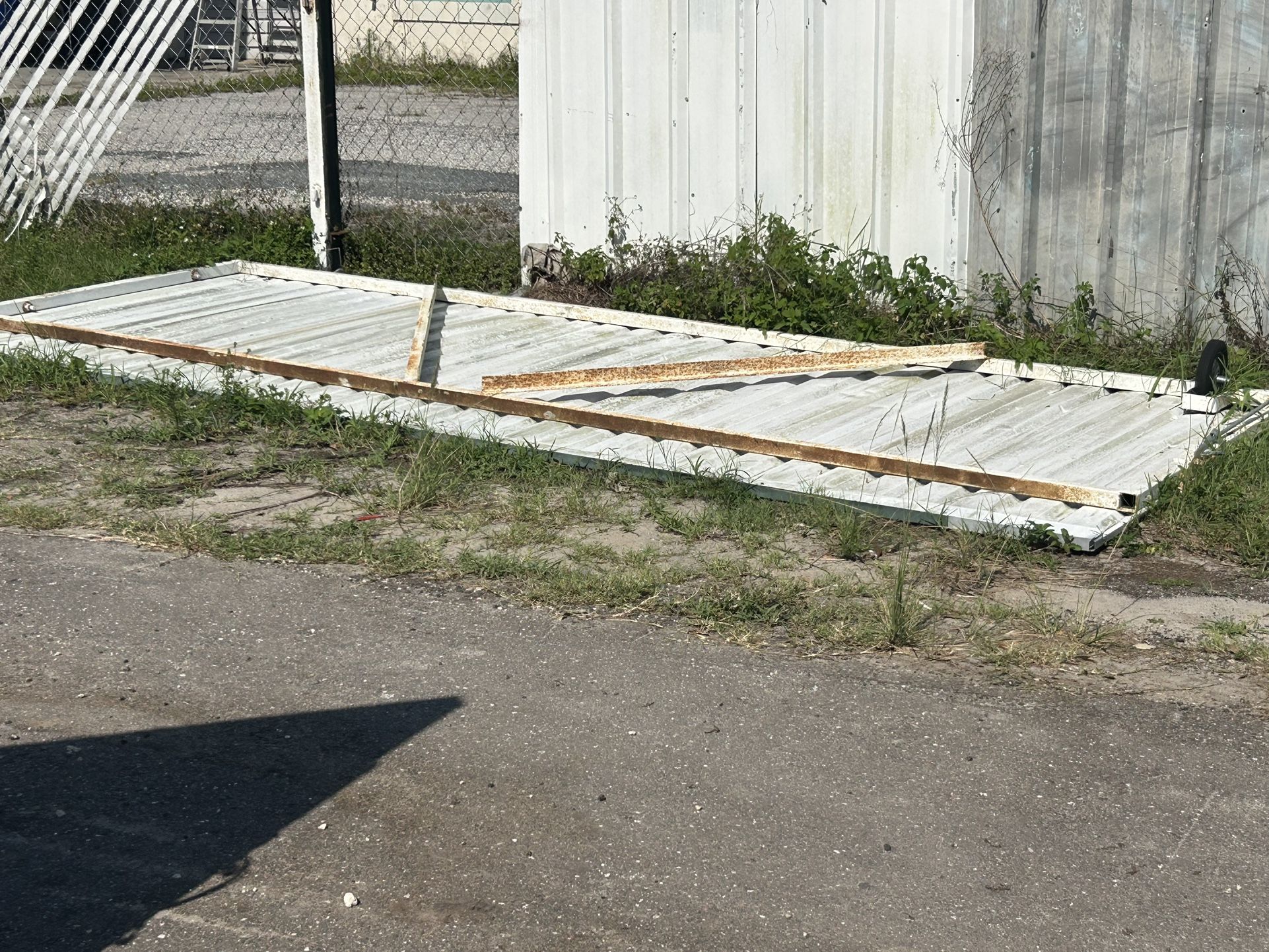 Gate Doble Comercial 15 Ft X6 Ft ( 30 X 6 Total )