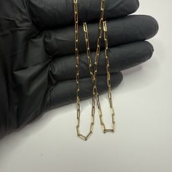 Staple (Paperclip) Necklace 925 SS