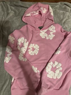Denim Tears Pink Hoodie Youth XL