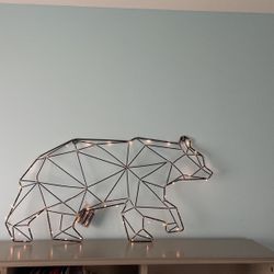 Polar Bear With lights Wall Hanging Decorations 