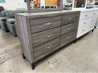 BRAND NEW Gray Dresser