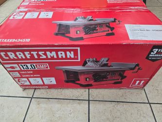Craftsman Corded Table Saw