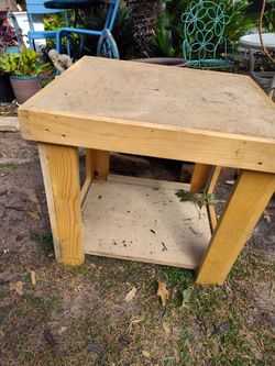 All strong wood entry table farmhouse decor home decor plant stand garden decor