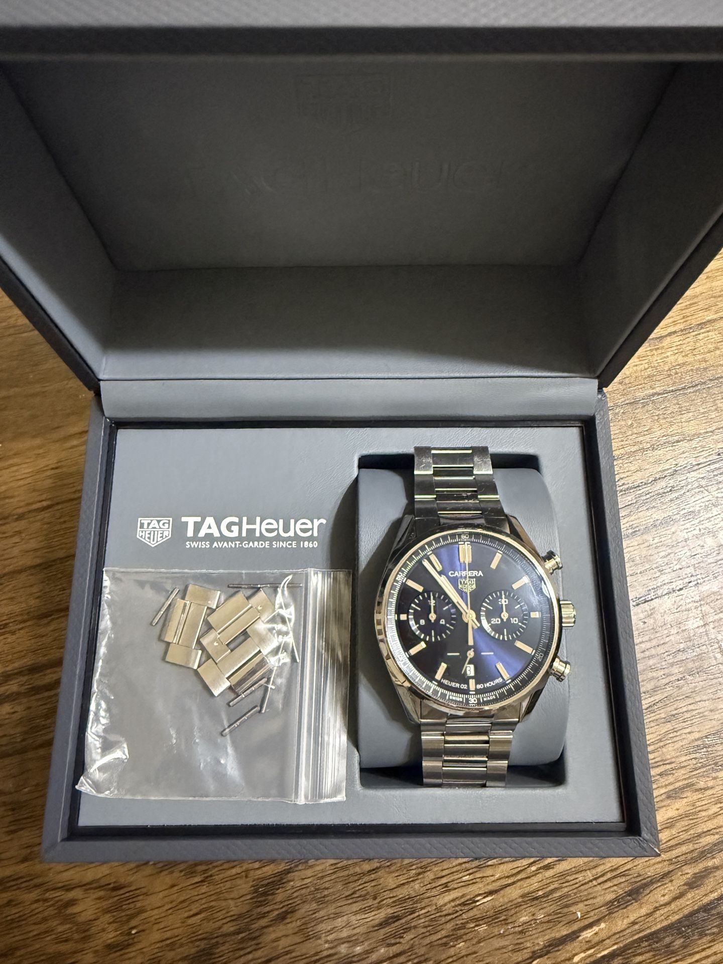 TAG Heuer Carrera Chronograph 42mm – Heuer 02 – Full Set