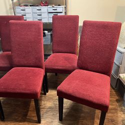 Set of Four Dining Chairs 