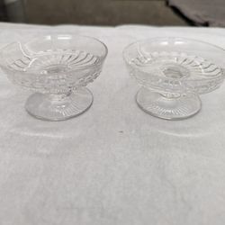 Heisy Vintage Narrow Flute Almond Nut Dish